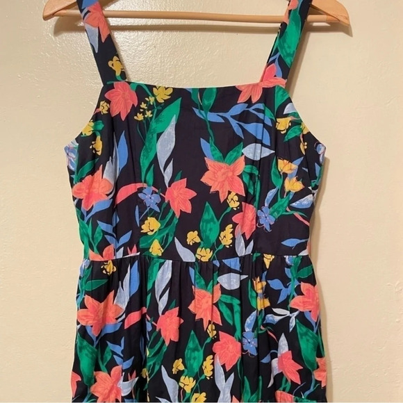 J Crew Womens Multicolored Floral Tiered Maxi Dress Size 10 - Picture 3 of 8